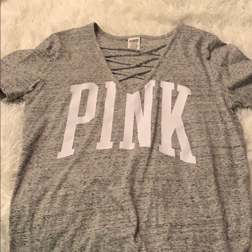 VS pink shirt